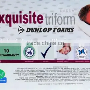 Printed Heat Seal Hot Melt Heat Sensitive Mattress Label thumbnail-1