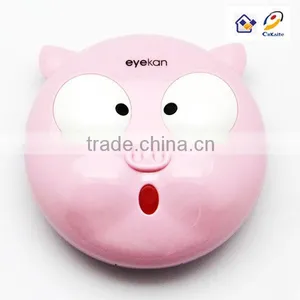 Contacts Lens Case Cartoon Pink Pig Box thumbnail-2