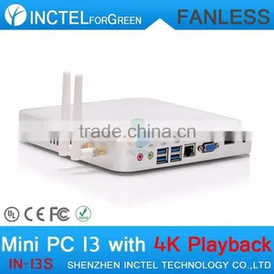 Fanless Intel Core I3 4k Computer Mini PC Thin Client thumbnail-6