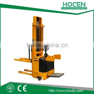 Manual Hand Stacker Electric Forklift, Semi Electric Stacker thumbnail-3