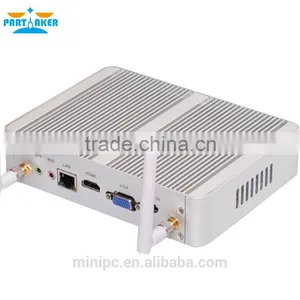 Partaker B4 Cheapest i3 Broadwell Fanlesscomputer Win10 Barebone Computer i3 4005U 4K Mini pc thumbnail-4