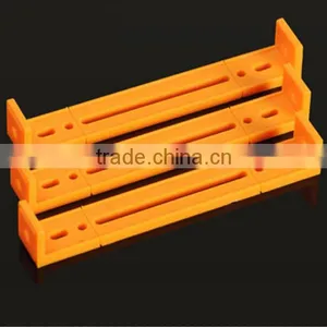 DIY Circular Hole Plastic Bar U Type Connecting Rod 1102, Orange Colour thumbnail-1