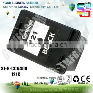 Wholesale Printer Ink Cartridge Compatible CC640HE 121 for HP Deskjet D2563 Printer(CB671C) HP Deskjet F2483 All-in-One Printer thumbnail-1