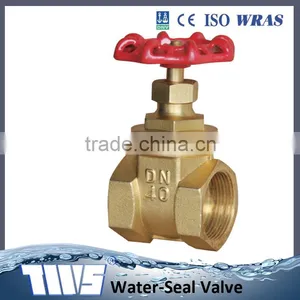 BSP Thread Brass Gate Valve PN16 thumbnail-1