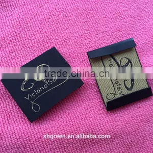 Hot Cut Fabric End Folding Main Woven Labels for Garment thumbnail-6