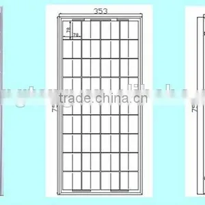 Top Quality and High Conversion Rate Cells 30W Polycrystalline PV Solar Panel thumbnail-4