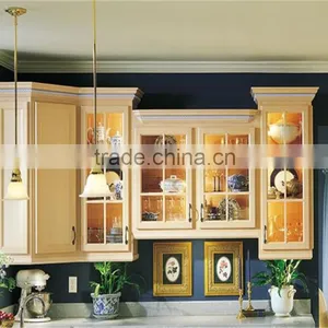 Latest Kitchen Furniture, Wood Kitchen Cabinet With Kitchen Counter Top, Cheap Kitchen Cabinets thumbnail-3
