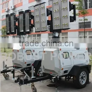 Kubota Generator 7KW LED Movable Vehicle-mounted Generator Lighting Tower thumbnail-1
