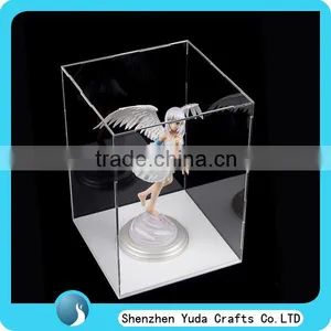 Transparent Acrylic Model Display Box Perspex Toy Stand thumbnail-1