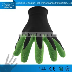 Wrinkle Latex Rubber Palm Coated Polyester Glove thumbnail-1