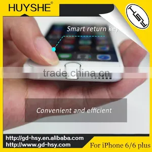 0.26mm 9H Smart Touch Tempered Glass Screen Protector for IPhone 6 Back Button and Confirm Button thumbnail-2