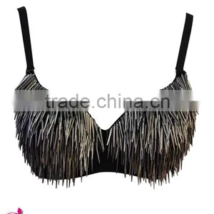 New Design Green Sexy Indian Dancing Costume,hot Women Sexy Bra thumbnail-1