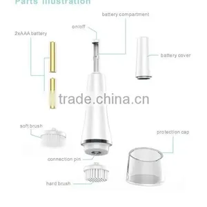 Small Beauty Product Soft Cosmetic Brush, Rotating Cleaning Brush for Face Best Using -JTLH-1501 thumbnail-3