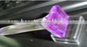 80 Needles Titanium Derma Roller With Transparent Handle and Purple Roller thumbnail-1