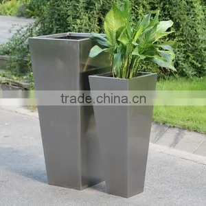 Fashion Design Stainless Steel Bonsai Container and Flowers Pots thumbnail-4
