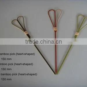 Natural Bamboo Skewer (heart-shaped) thumbnail-1