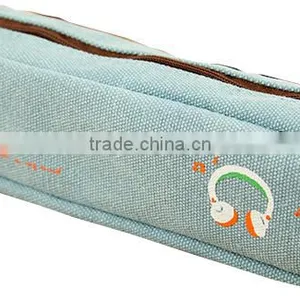 BSCI SEDEX Pillar 4 Really Factory Locally Sourced Organic Cotton Canvas Pencil Case for Students thumbnail-2