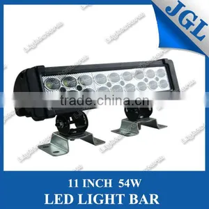 9 INCH 54W DUAL ROW LED LIGHT BAR 18 LEDS SUPER BRIGHT OFF ROAD LIGHT BAR FOR TRUCK thumbnail-1