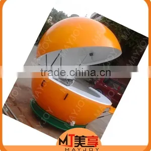Popular Attractive Food Cart/Orange Fruit Catering Tralier/Mobile Food Tralier thumbnail-3