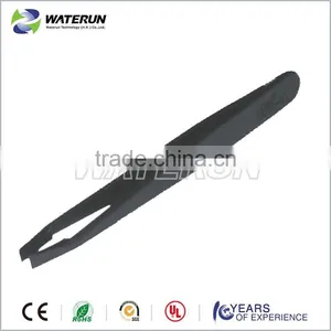Conductive Black Plastic Tweezers Supplier thumbnail-1