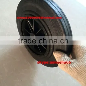 Trash Can Rubber Wheel 8inch thumbnail-2