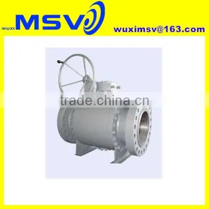 3 pc Forged Steel Welded Connection Trunnion Mounted Ball Valve thumbnail-1
