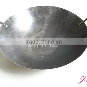 Hand Made Flat Bottom Chinese Wok thumbnail-1