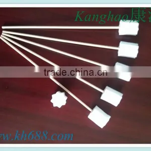 Factory Directly Sell Medical Sponge, Medical Sponge Stick, Sponge Oral Swab thumbnail-1