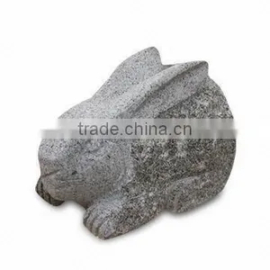 Beautiful Garden Stone Hare Statue Decoration thumbnail-1