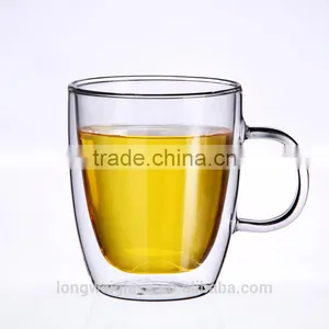 High Quality 150g Printed Glass Coffee Mug thumbnail-1