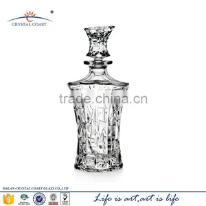 Manufacture Luxury Fancy Unique Glass Whisky Decanter thumbnail-1