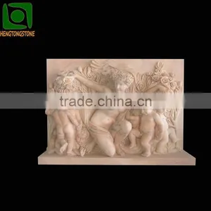 Indoor Marble Statue of Mother and Children thumbnail-1