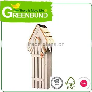 Bee Hive Metal Roof Insect House Wooden Hotel Wild Life Care thumbnail-3