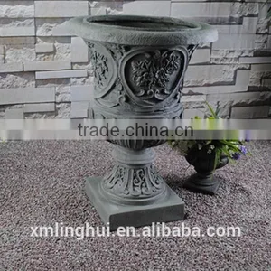 Polyresin Hot Sale For Hotel Decoration Angle Garden Flower Pot thumbnail-2
