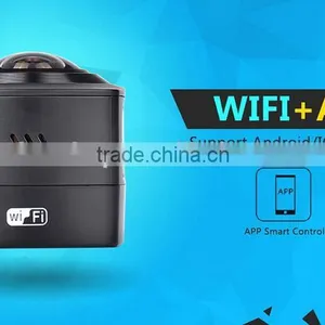 Factory Sale 360 Degree VR Waterproof Wifi Sport Camera Outdoor Mini Video Camera With Multifunctional thumbnail-5