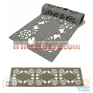 100% Polyester Felt Laser Cut Felt Table Runners thumbnail-1