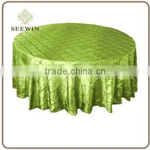 Purple Pintuck Taffeta Tablecloth thumbnail-2