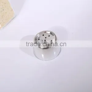 4oz Clear Spice Glass Jar With Decorative Silver Screw Top Lid thumbnail-4