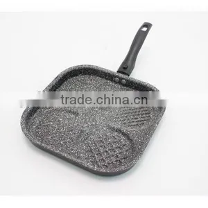 Non Stick Marbel Coating Multi-use Divided Frying Pan thumbnail-2