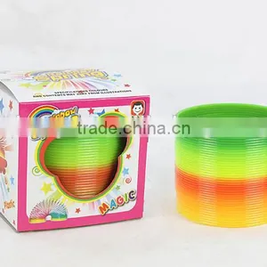 Hot Sale Magic Rainbow Spring for Kids Educational Rainbow Spring Toys/ Plastic Rainbow Circle thumbnail-1