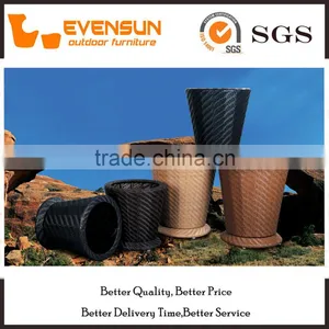 Garden Plastic Rattan Flower Pot Wicker Furniture thumbnail-1