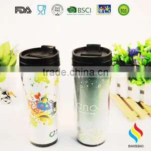 Aibaba Com 350ml Starbuckers Double Wall Hard Plastic Tumbler Cup thumbnail-2