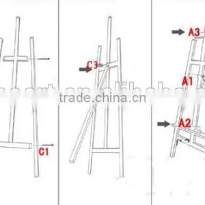 Welcomed Wood Easel Stand thumbnail-3