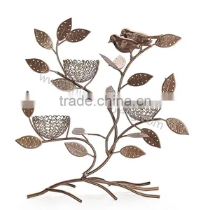 Metal Jewelry Tree Display Stand With 3 Bird Nest thumbnail-4