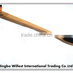 Square Shape Bamboo Wooden Handle Hotel Toothbrush thumbnail-2