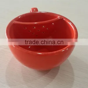 Wholesale 200ml Unique Ceramic Tea Filter Mug thumbnail-1