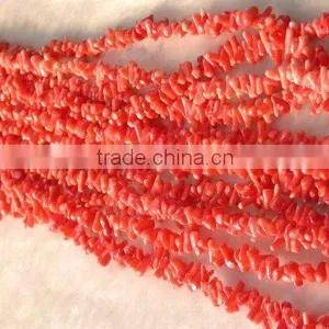 Graceful 16inch 3*9mm Red Branch Coral Loose Beads thumbnail-1