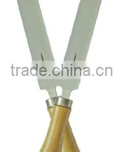 Knife Type Electroplated Diamond Sharpener With Wooden Handle thumbnail-1