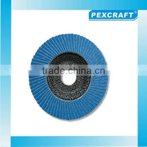 ZIRCONIUM OXIDE FLAP DISCS WITH FIBREGLASS 115mm 4.5" SANDING 40 60 80 120 GRIT thumbnail-2