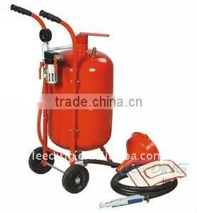 10 Gallon Portable Sanblaster Tank With Durable Wheels thumbnail-1